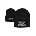 thumbnail image 2 of Harley-Davidson Men's Looted Embroidered Cuffed Acrylic Beanie Hat - Black, Harley Davidson, 2 of 2