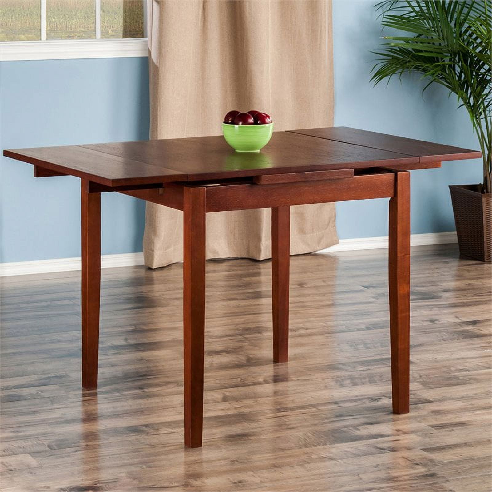 Pulman Extension Table, Winsome Wood, Drop Leaf, Walnut Finish