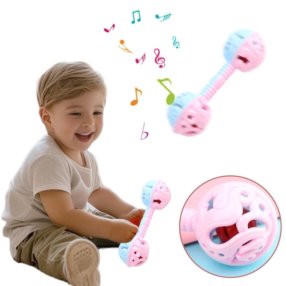 HASACHYL Gift for Kids, Newborn Baby Toy Rattle For Boys And Girls Babys Items From 0 To 12 Months For Soothing Babies And Ideal As A Full Gift