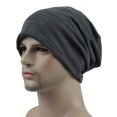 thumbnail image 3 of iHPH7 Slouchy Beanie Cotton Beanie Chemo Headwear for Women Cotton Cap Winter Caps for Women Y2k Beanie Winter Accessories for Women Gray One Size, 3 of 5