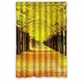 thumbnail image 1 of ABPHQTO Snow Morning Town Cortina de ducha Cortina de ducha impermeable 120x180 cm, 1 of 2