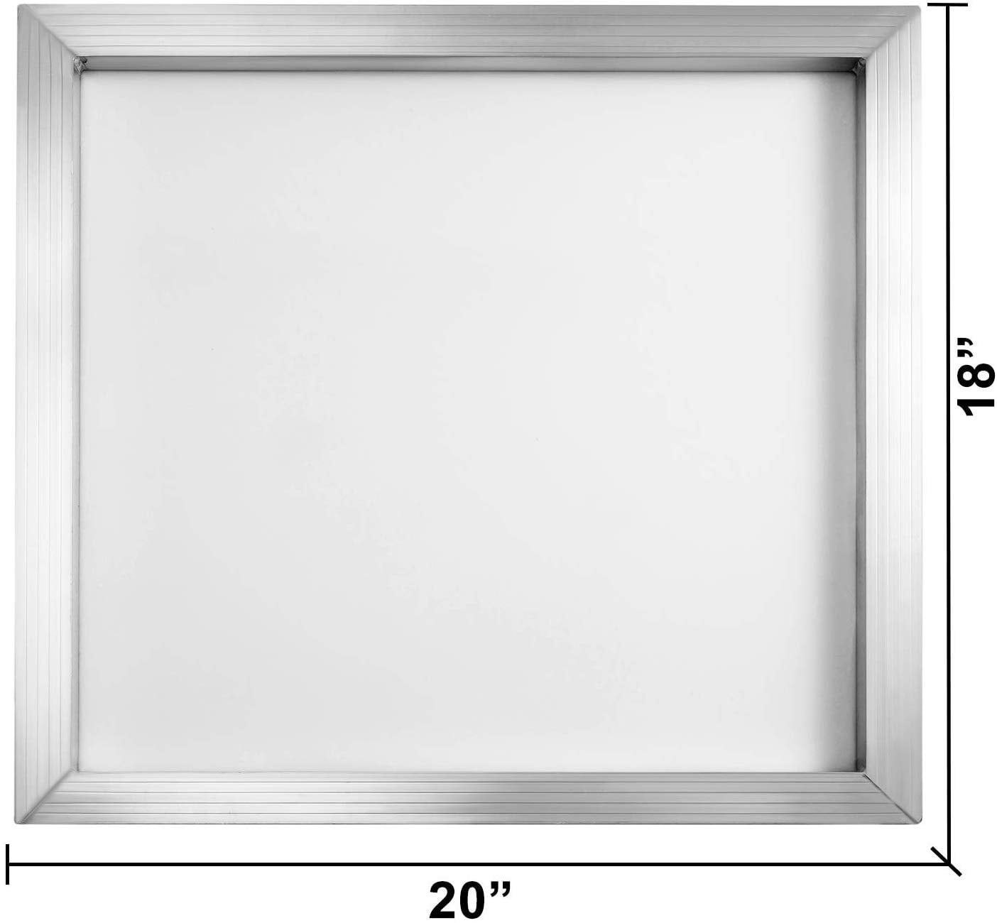 Aluminum Screen Printing Screens, Size 12 X 16 Inch Pre-Stretched Silk  Screen Frame (110 White Mesh) - China 12X16 Frame, 110 Mesh Frame