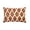 Red, variant on The HomeCentric Decorative Lumbar Pillow Cover Yellow , 12"x16" (30x40 cm) Jacquard Abstract, Jacquard Lumbar Cushion Covers For Sofa, Couch, Bed And Patio, Abstarct Modern Style - Pigment Puddle