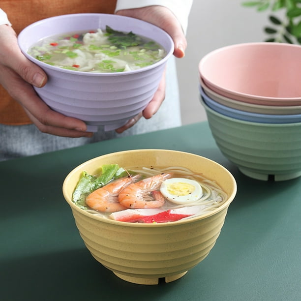 Walbest Nordic Style Wheat Straw Bowls 37 OZ Unbreakable Cereal Bowl