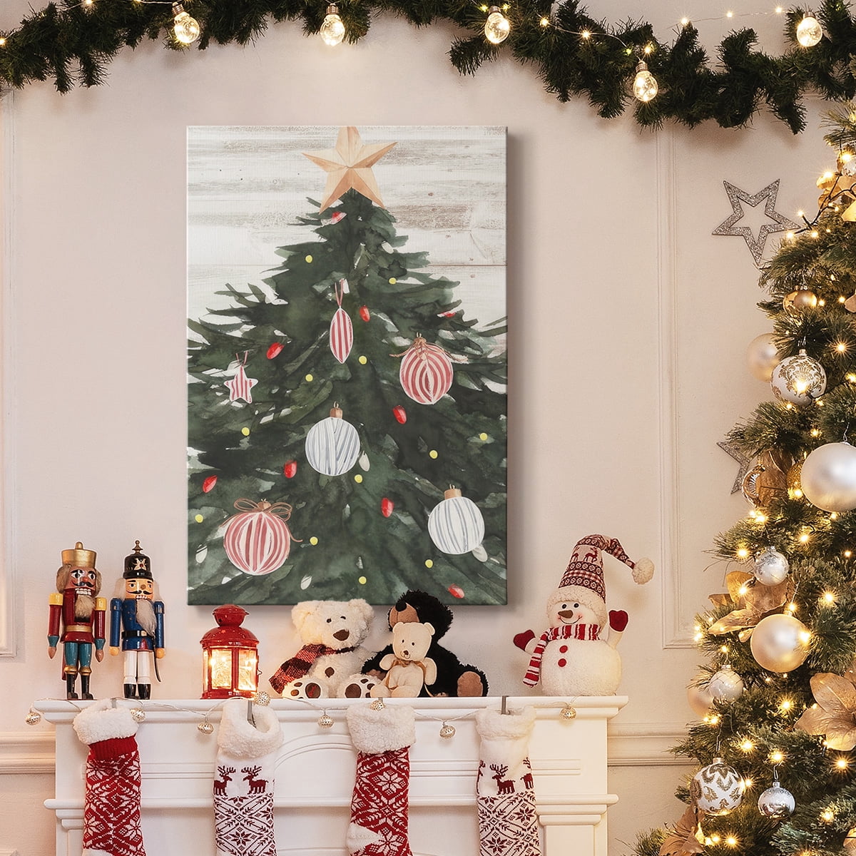 Winter Cardinal Collection B- Gallery Wrapped Canvas