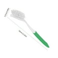thumbnail image 3 of HengDidi Dishwashing Brush with Built-in Scraper and Stiff Bristles, Ergonomic Handle for Pots Pans Sink Cleaning, Non-Slip Grip Kitchen Scrubber, 3 of 7