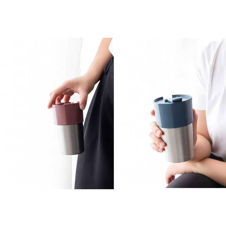 10oz Stainless Steel Insulated Travel Mug, Leak-Proof Lid, Reusable Coffee  Cup