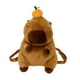 thumbnail image 5 of Mochila Felpa Capibara Bolso Piel para Estudiantes Niñas (con) Naranja, 5 of 7