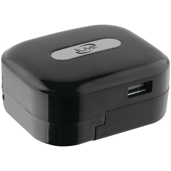 iLive IAC73B 1-AMP Dual-USB Wall & Car Charger - Charge 2 Devices at the Same Time