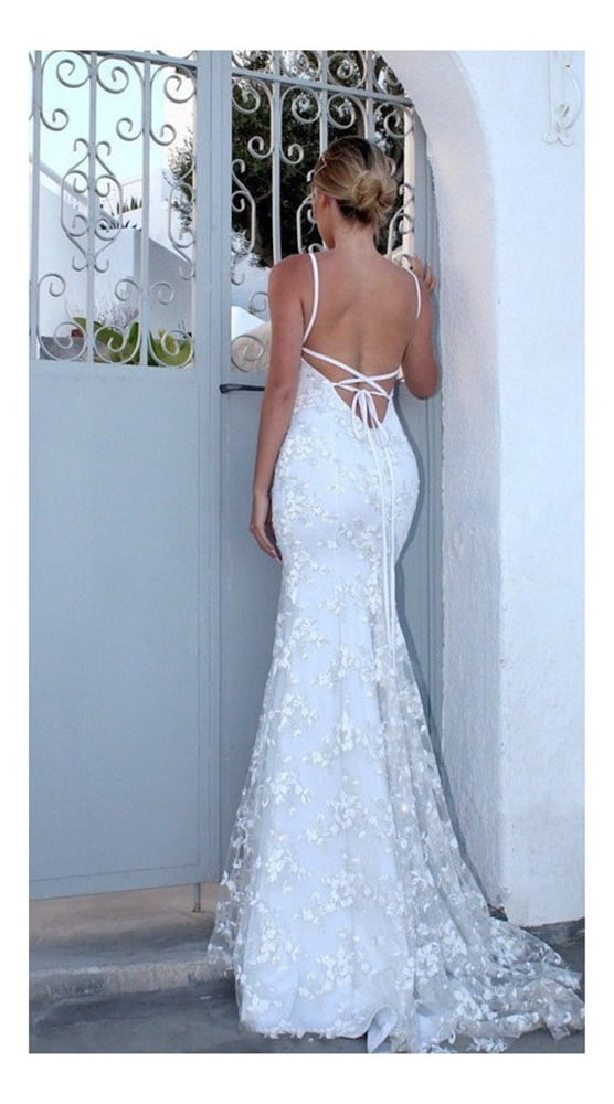 Wedding Dress Lace Embroidered Princess Civil Wedding New - Walmart.com