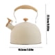 thumbnail image 3 of Tetera Campanilla Capacidad 2,5L • Acero inoxidable • Mango de ratán beige • Compatible con llama abierta • De una sola pieza, 3 of 6
