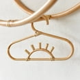 thumbnail image 4 of Kids Hanger Rainbow Moon Sun Design Non-Slip Rattan Scarf Garments Hanging Rack for Closet, 4 of 8