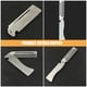 thumbnail image 5 of GOOHOCHY Peine de bolsillo plegable hecho a mano para hombres, peine de dientes finos, alisador para el cuidado diario, peinado de barba o bigote, plateado, L, 5 of 8