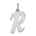 thumbnail image 1 of Pendentif Charme Collier Monogramme Initiale Lettre R en Argent Sterling 925, 1 of 6