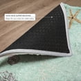 thumbnail image 6 of Addison Rugs Dream Shag Premium Machine Washable Transitional Shell Border Green Rectangle Rug, 3' x 5', 6 of 8