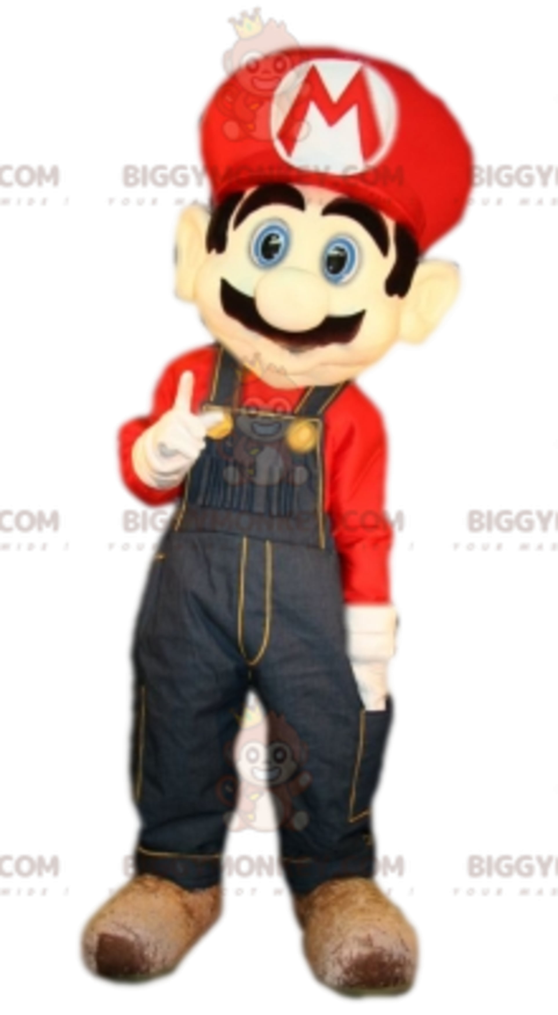 New Adult Size Super Mario and Luigi 2 Mascot Costume Fancy Dress Cartoon Suit 