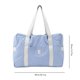 thumbnail image 3 of Bolsa De Ejercicios Bolso de fitness de nailon, bolsas de gimnasio portátiles plegables para fútbol al aire libre (azul cielo), 3 of 5