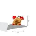 thumbnail image 6 of Petmate Booda Zoobilee Dog & Puppy Squatters Plush Dog Toy, Multicolor, Small, Pack of 2, 6 of 7