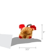 Petmate Booda Zoobilee Dog & Puppy Squatters Plush Dog Toy, Multicolor, Small, Pack of 2