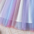 thumbnail image 5 of Taybagh Baby Girl Dresses Gradient Color Flutter Sleeves Tutu Cute Summer Dresses Toddler Clothes, 5 of 6