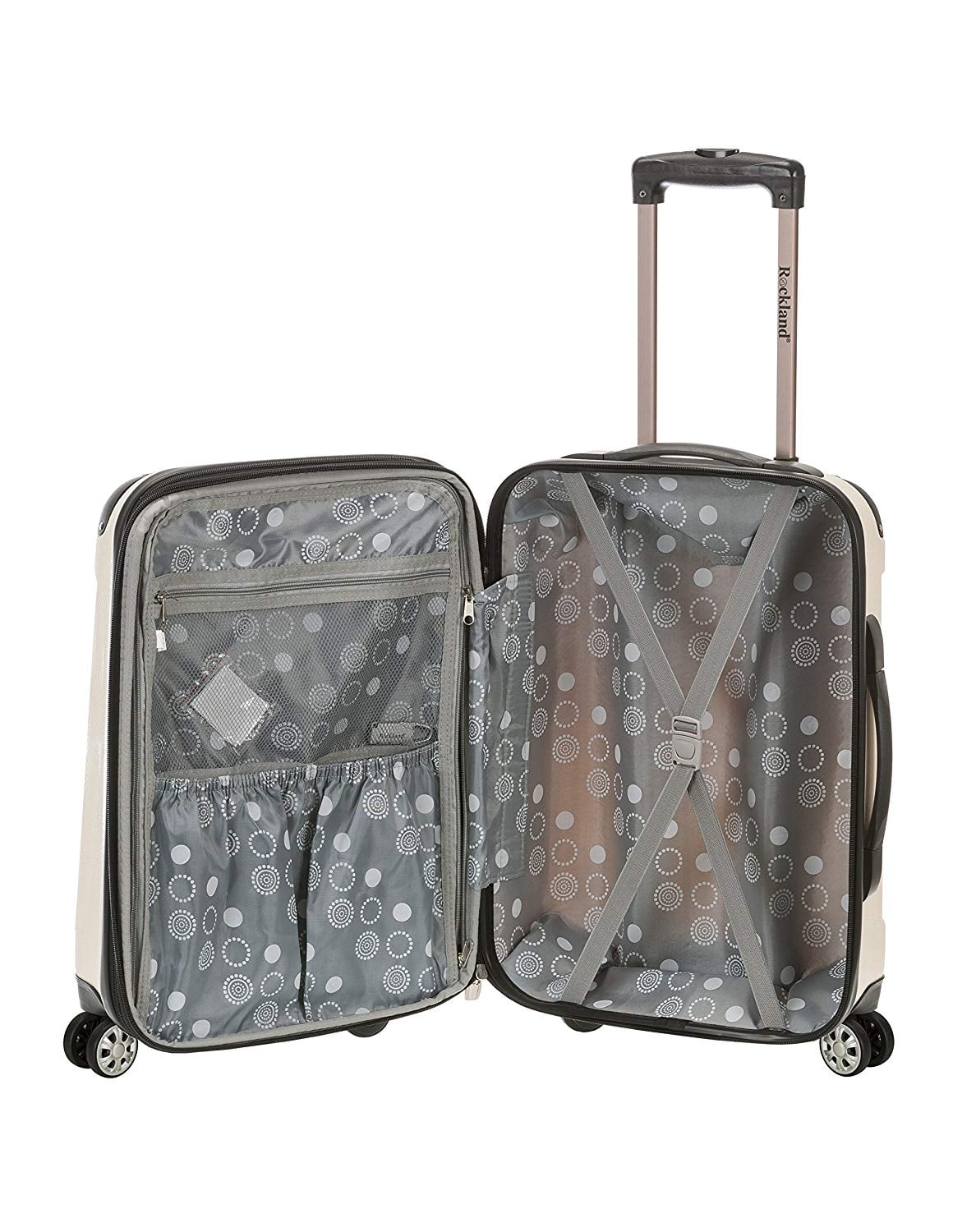 Rockland Luggage Sonic 3 Piece Hardside Spinner Luggage Set, F190