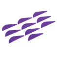 thumbnail image 1 of Archery Feather Fletching, 2 Inch 10pcs  Feather Fletching Durable Reliable  for Accurate Shooting White,Violet,Black, 1 of 7