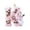 K, variant on Acrylic Letter Christmas Ornament Pink Snowman Monogram Hanging Decoration with Initial for Xmas Tree Gift for Friends (3.15In)