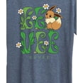 thumbnail image 3 of Pokémon - Eevee Floral - Women's Short Sleeve Graphic T-Shirt, 3 of 5