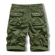 thumbnail image 3 of pstuiky Pantalones cortos de gimnasio, Pantalones cortos deportivos de verano para hombre, holgados, con múltiples bolsillos y corte holgado. Pantalones cortos de baloncesto, 3 of 7