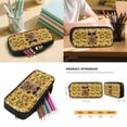 thumbnail image 5 of Jeiento Sunflower Backpack Set for 9-12 Years Old 5 Pcs Capybara 17 Inch Lightweight Bookbag with Insulated Lunch Bag Pencil Case for Elementary School Gift for Son, 5 of 8