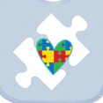 thumbnail image 4 of Inktastic Autism Puzzle Piece Autistic Spectrum Awareness Boys or Girls Baby Bib, 4 of 4