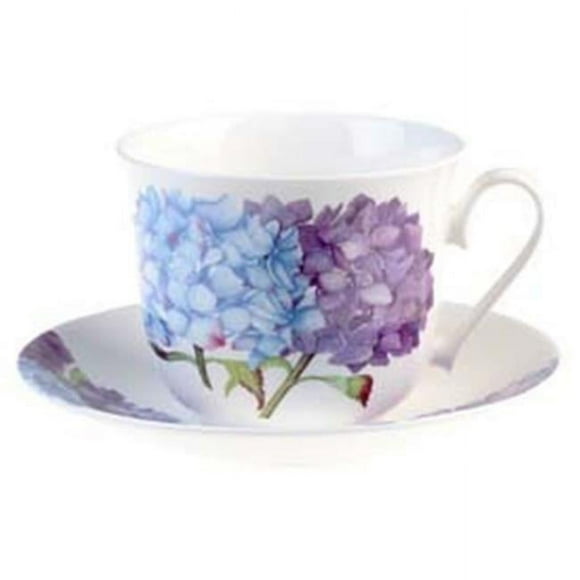 Breakfast Cup/Saucer - Hydrangea Set of 2