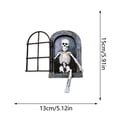 thumbnail image 3 of Hotyverty Vintage Window Skeleton Resin Wall Figurine, Gothic Indoor Wall Decor for Door Mantel, Creative Halloween Gift for Halloween Party Decor Enthusiasts, 3 of 7