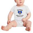thumbnail image 2 of I'm Proof Mommy Can't Resist Kosovar Guys Baby Bodysuit Newborn Clothes Outfits (White, 6-12 Months), 2 of 5
