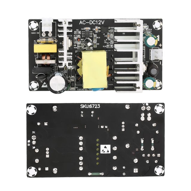 Fuente de alimentación conmutada, módulo de fuente de alimentación conmutada de 12 V, 6 A a 8 A, placa de fuente de alimentación, tecnología innovadora