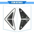 thumbnail image 5 of Unique Bargains 2 Pcs Door Mirror Flag Cover for Cadillac XTS 2013-2019 Durable Plastic Black Front Left Right, 5 of 7