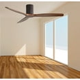 thumbnail image 5 of Sofucor 52" Bronze Flush Mount Ceiling Fans with Remote Control Reverse Airflow for Farmhouse,Living Room, 5 of 12