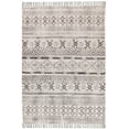 thumbnail image 1 of Casavani Indian Traditional Kilim Gray Dining Room Floor Rug Rectangle rug 4x7 feet, 1 of 5