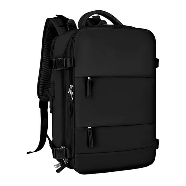 Laptop Backpack Daypack with Adjustable Shoulder Straps Portable Large Capacity Knapsacks Rucksack for Business Climbing Travel Backpacking Black