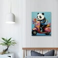 thumbnail image 4 of ARISTURING  Funny Baby Panda Wall Art Cute Animal Painting Prints on Canvas for Bedroom,Living room,Kitchen,Bathroom Decor, 4 of 5