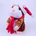 thumbnail image 1 of OUTOP Talking Hamster Plush Toy Repeat What You Say Funny Kids Stuffed Toys Talking Record Plush Interactive Toys for, Birthday Gift Kids Early Learning, 1 of 8