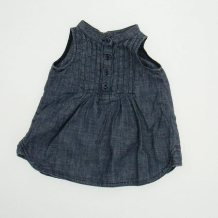 

Pre-owned Gap Girls Blue Dress size: 3-6 Months