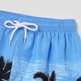 thumbnail image 5 of NIEWTR Boys' Casual Swim Shorts Quick Dry Swim Trunks Lightweight Beach Board Shorts with Designs（A01-Blue,6-7 Years), 5 of 7
