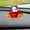 A, variant on WJSXC Home Christmas Decorations,Christmas Sante Claus Snow Sphere Decoration - Festive Home And Car Ornament With Light-Up Feature - Ideal Holiday Gift