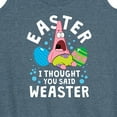 thumbnail image 3 of SpongeBob Squarepants - Easter Weaster - Women's Racerback Tank Top, 3 of 6
