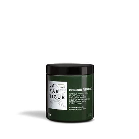 Lazartigue Colour Color & Radiance Protection Mask, Enriched with Camellia Oil, Nourishes Hair Fiber, Enhances & Leaves Hair Silky, Vegan, 8.4 Oz