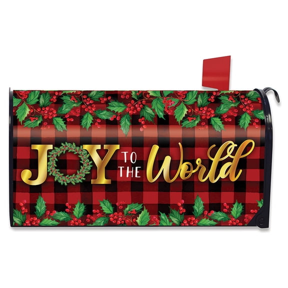 Briarwood Lane Joy To The World Christmas Mailbox Cover