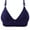Dark Blue, variant on Women's Invisibles Comfort Lightly Lined Seamless Wireless Triangle Bralette Bra