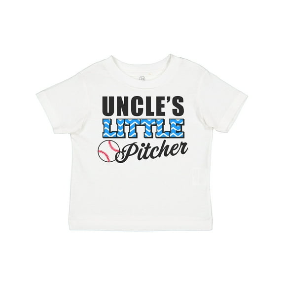 Inktastic Baseball Uncles Little Pitcher Boys Toddler T-Shirt