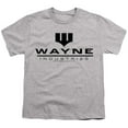 thumbnail image 2 of Batman Wayne Industries Kids T Shirt (Small) for Youth Toddler Boys and Girls, Athletic Heather, 2 of 5